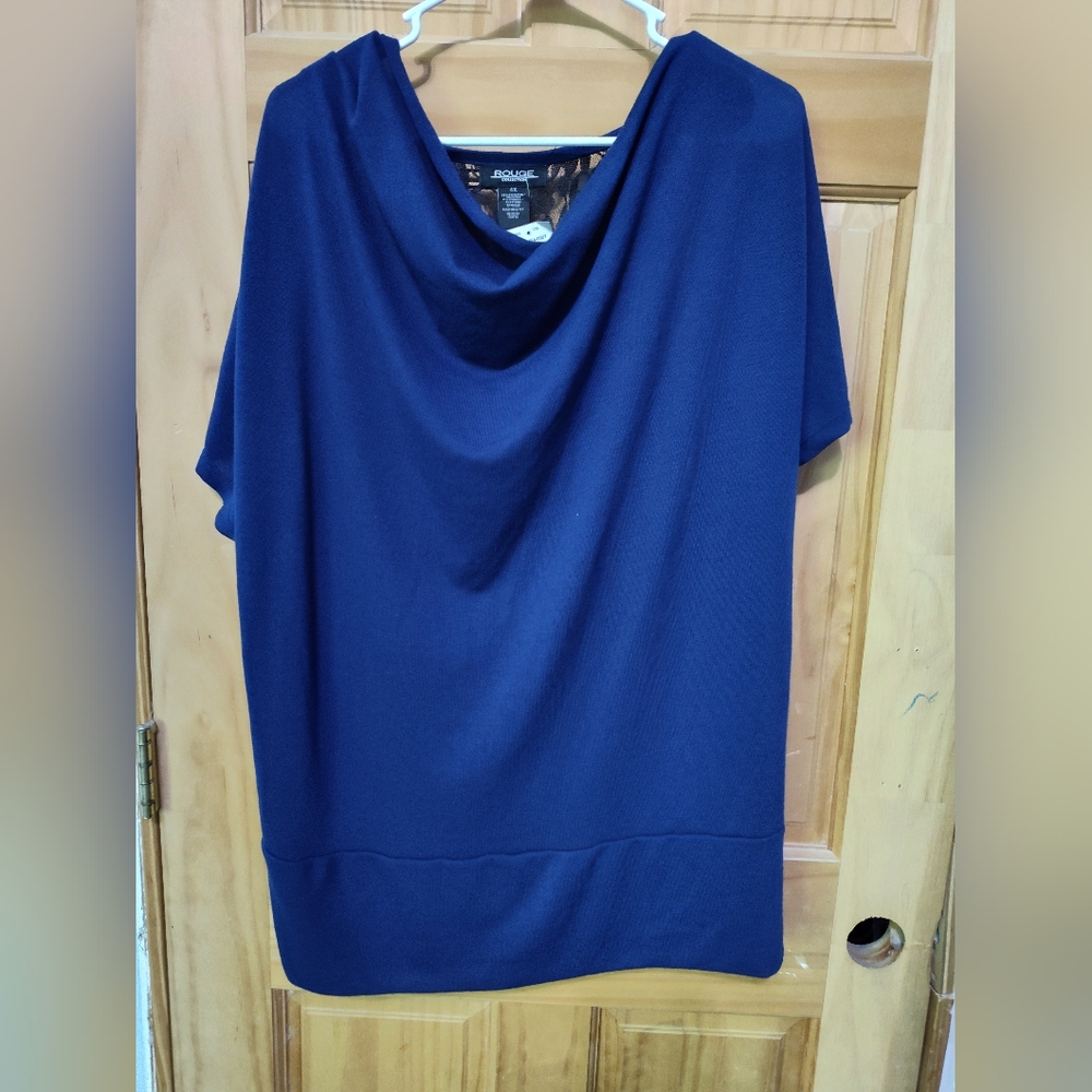 Navy blue blouse